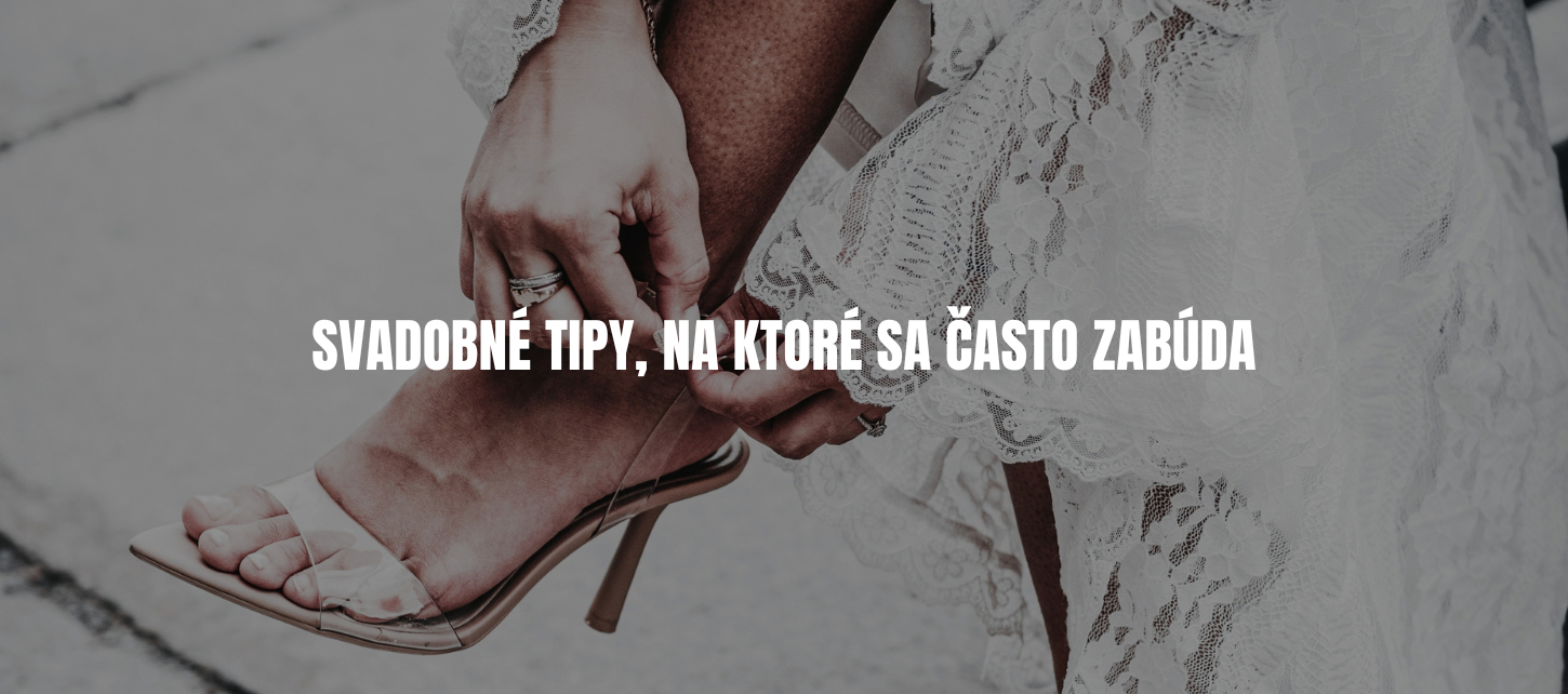 Svadobné tipy, na ktoré sa často zabúda